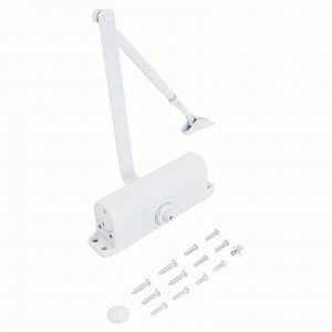 NOTEDO Доводчик дверной DC-120 легкий характер WHITE до 120кг белый (10)