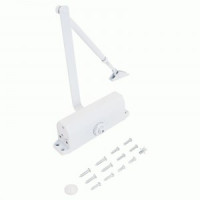 NOTEDO Доводчик дверной DC-120 легкий характер WHITE до 120кг белый (10)