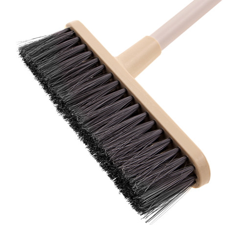 Набор для уборки "Ленивка" (совок, щетка) слоновая кость, Home Palisad