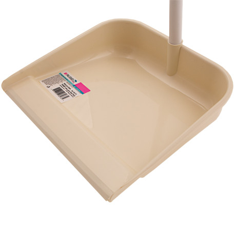 Набор для уборки "Ленивка" (совок, щетка) слоновая кость, Home Palisad