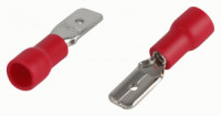 ЭРА Наконечник плоский изолир. (папа) РпИп 0,2-1,5 мм2 красный (уп.50шт, цена за уп) 63371