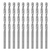Сверло по металлу, 3.8 мм, полированное, HSS, 10 шт, цилиндрический хвостовик Matrix