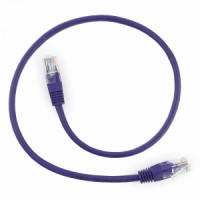 Cablexpert патч-корд UTP cat5e, 0.25м, литой, многожильный (фиолетовый)