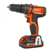 PATRIOT Шуруповерт аккум. BR 203UES, 2 скор., две батареи Li-Ion, зарядка за 1 час, кейс, 180201203