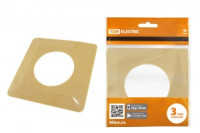 TDM Одноместная защ. рамка для выкл./розеток для защиты обоев 130х130мм сл. кость (100!) SQ1822-0003