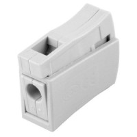 STEKKER клемма СМК проходная пружинная LD224-101 2х2,5мм2 24A (уп.100шт цена за шт) 32387