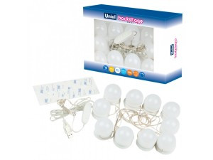 Uniel св-к св/д на липучке с диммером 10x0.8W 3000-6000K USB-штекер ULM-F50-8W/SW/10/DIM IP20 WHITE