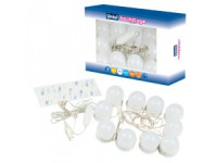 Uniel св-к св/д на липучке с диммером 10x0.8W 3000-6000K USB-штекер ULM-F50-8W/SW/10/DIM IP20 WHITE