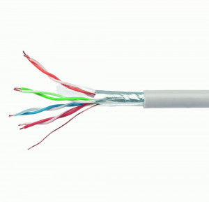Cablexpert Кабель FTP indoor 4x2x0.51 мм, медный, кат.5e, однож., 305м, серый
