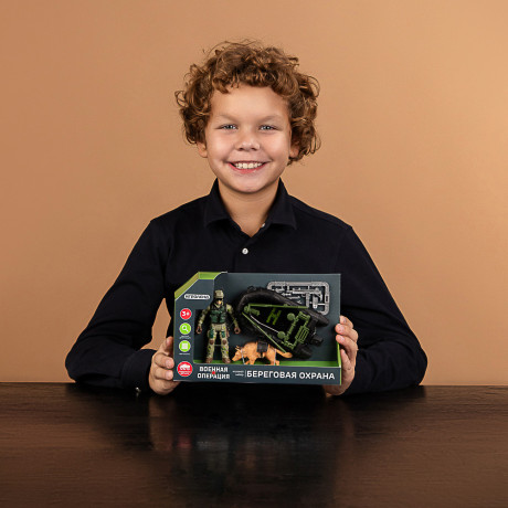 ИГРОЛЕНД Набор игровой Военная операция Береговая охрана, PP, PVC, 22,5х15,5х4см