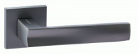 Ручка дверная компл.квадрат.основ. PUERTO Фриттата SLIM мат.черный никель INAL 527-03 slim MBN