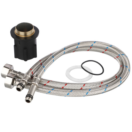 RAIN Смеситель для кухни Веста, силиконовый излив, 3 режима, картридж 40мм, латунь, черный/хром