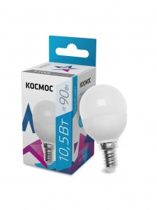Космос шар  E14 10,5W (10W) (860lm) 4500K 4K матов. 79x45 LkeLED10.5wGL45E1445