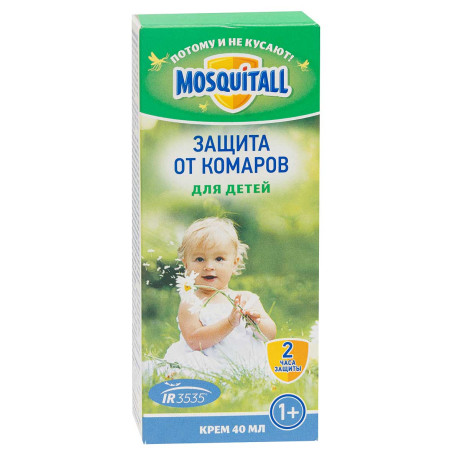 Крем от комаров 40мл. д/детей МОСКИТОЛ х12