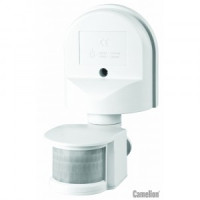 Camelion датчик движения ИК LX-16C настенный 1200W 180° (дальность 2-12м) белый IP44