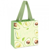 Пакет подарочный 20*20*10см MESHU "Avocado", отд. фольгой, матовая ламинация 339802
