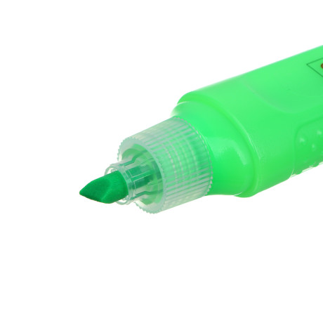 ClipStudio Маркер-выделитель зеленый, плоский корпус, скошенный наконечник