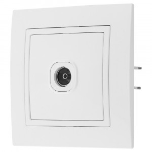 Bylectrica УЮТ роз. СУ телевизионная TV 1 мест. бел. (пластик) ТР-046