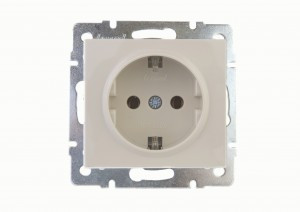 Lezard RAIN мех. роз. СУ 1 мест. крем, земля, керамика (корпус PC) 703-0388-122