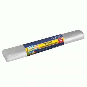 Пакеты фасовочные  для хранения продуктов 26*40см,8мкм,ПНД,50шт,рулон,091718/ AZUR