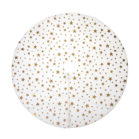 СНОУ БУМ Юбка под елку со звездами, 90см, полиэстер, фолинг