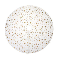 СНОУ БУМ Юбка под елку со звездами, 90см, полиэстер, фолинг