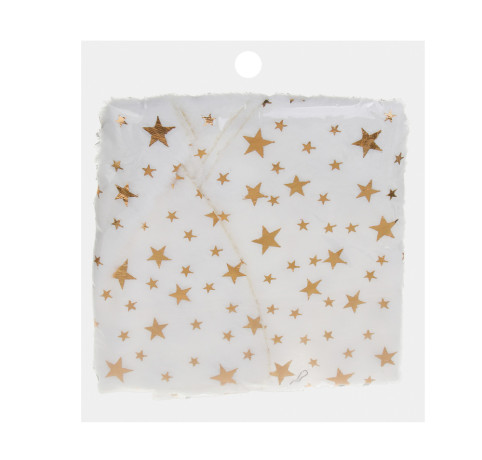 СНОУ БУМ Юбка под елку со звездами, 90см, полиэстер, фолинг