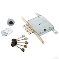 Замок врез ЗВСП-2Т-Д d-16 (тяги, задвижка) Меттэм  \10