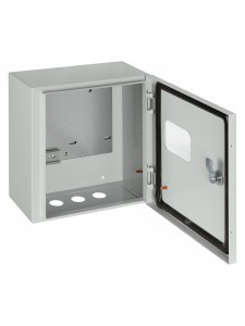 TDM шит (корпус) метал. ЩУ-1ф/1-0 (310x300x150), окно, IP54 Народный эконом SQ0905-3201