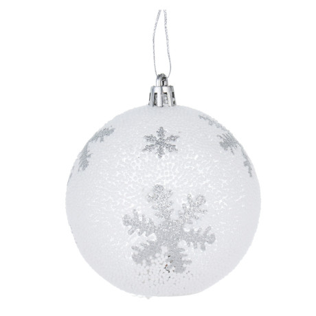 СНОУ БУМ Шар 8см с рисунком, LED, 2 вида