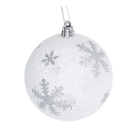 СНОУ БУМ Шар 8см с рисунком, LED, 2 вида