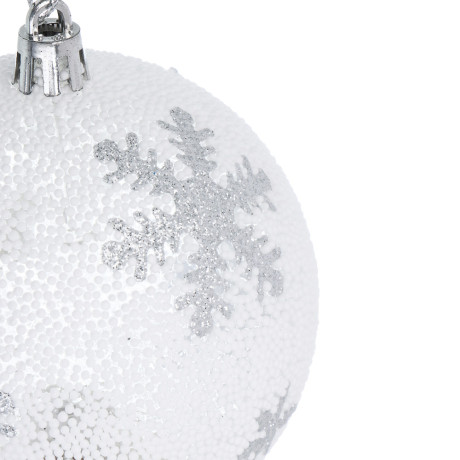 СНОУ БУМ Шар 8см с рисунком, LED, 2 вида