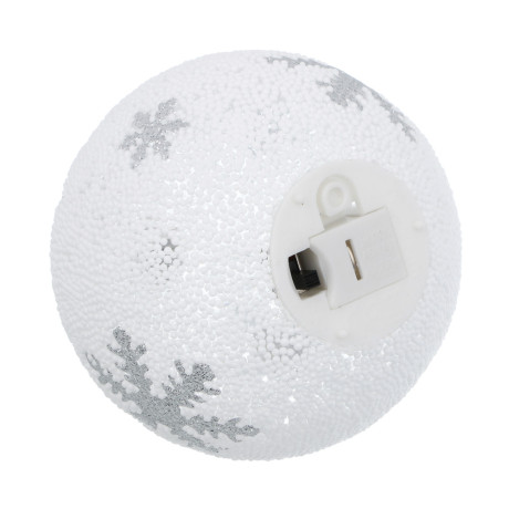 СНОУ БУМ Шар 8см с рисунком, LED, 2 вида