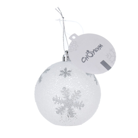 СНОУ БУМ Шар 8см с рисунком, LED, 2 вида