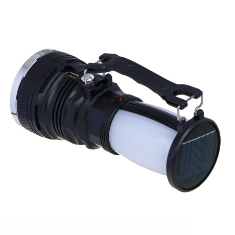 ЕРМАК Фонарь прожектор 2-в-1 аккумуляторный 24 SMD + 1 Вт LED, шнур 220В, пластик, 17,5x7,5 см