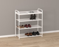 Подставка д/обуви (пвл) Верона24 (4полки) 65*30*79см (БЕЛЫЙ) ПДОВ24Б под заказ ЗМИ
