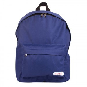 Рюкзак STAFF "Стрит", темно-синий, 15л., 38х28х12см 226371