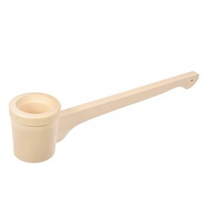 Ковш-черпак точёный 0,25л с горизонтальной ручкой, липа, 30040 Банные штучки