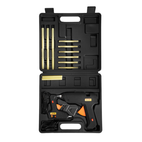 Набор клеевых пистолетов в кейсе, 7/11 мм, 20/100 Вт, 3/8 г/мин, выключатель Sparta