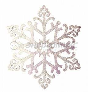 "Фигура елочная "Снежинка "Снегурочка", 81 см, цвет белый502-376 Neon Night