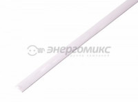 REXANT термоусадка трубка ТУТ 6/3 мм 1м белая, цена за шт (50!), 20-6001