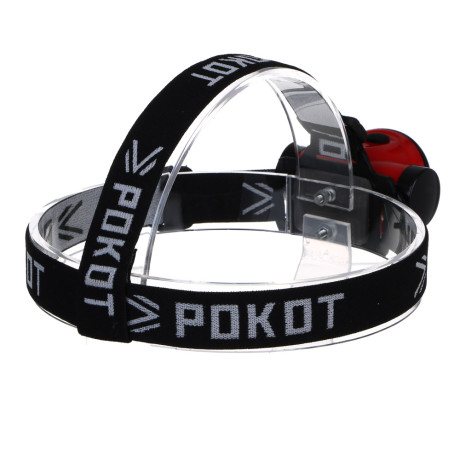 РОКОТ Фонарь налобный, 6 СОВ, 3 режима, 3хААА, 80х30х43 мм