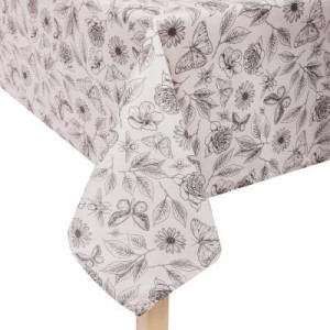 PROVANCE Орин Скатерть текстильная 110х140см с водоотталкивающей пропиткой, бабочки