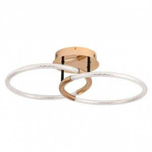 LUMION 6545/61CL LEDIO LN23 068 золотой, черный люстра LED 68W 3000-6000K 4051lm 220V LARA