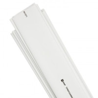 EKF термоусадка трубка ТУТ 20/10 белая в отрезках по 1м (уп.50м, цена за 1м) tut-20-w-1m