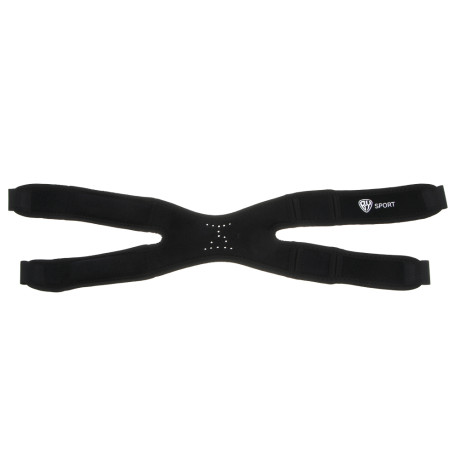 Суппорт-фиксатор X-образный на колено тм BY SPORT, 45x27см, нейлон 22%, лайкра 22%, неопрен 56%
