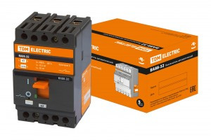 TDM ВА88-32 3Р  63А автомат. выкл. 25кА Iном 125А тепловой и ЭМ расцепитель Iотс.10Iн SQ0707-0006