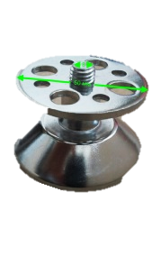 Ножка мебельная "круглая" пластик 40мм