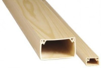EKF кабель-канал ПВХ светлое дерево (сосна) 20х10 2м (цена за 1м) (96м в уп.) kk-20-10w
