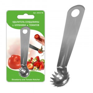Удалитель сердцевины у клубники и томатов (кратность 6шт!!!), нерж.сталь AN53-96 Мультидом